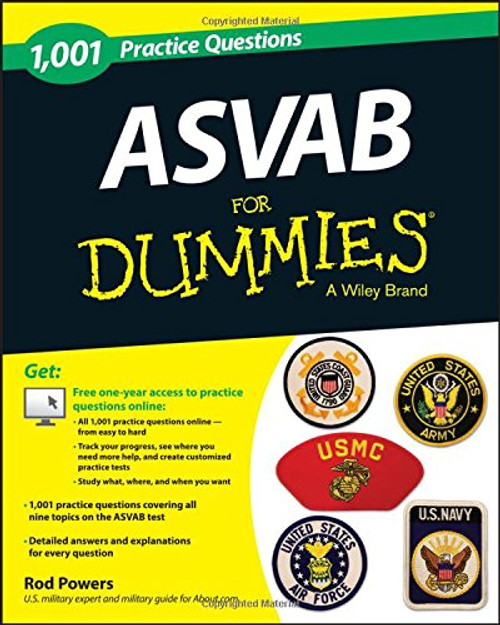 1,001 ASVAB Practice Questions For Dummies (+ Free Online Practice)