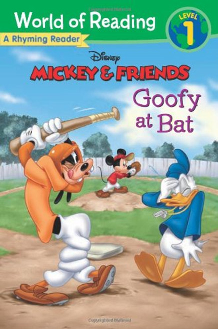 Mickey & Friends: Goofy at Bat: A Rhyming Reader (World of Reading)