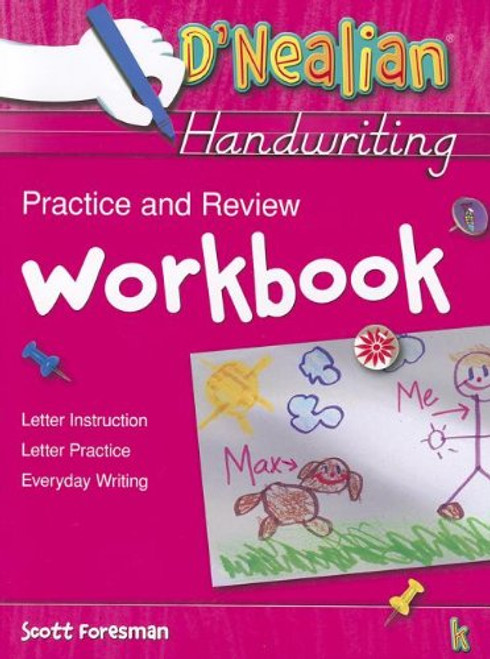 D'Nealian Handwriting Practice and Review Workbook, Grade K