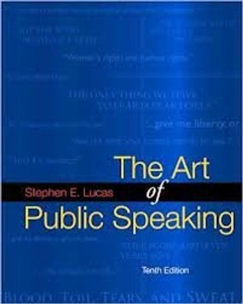 The Art of Public Speaking, Tenth Edition