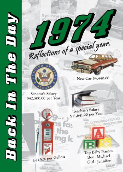 1974 Back In The Day Almanac -- 24-page Booklet / Greeting Card