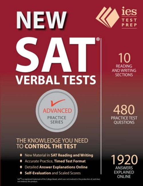 The SAT Verbal Tests Practice Book