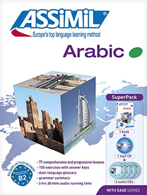 Assimil Arabic with Ease (Superpack) (Arabic Edition) Book, 4 cd's, 1 cd mp3