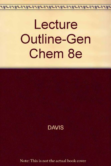 Lecture Outline for Whitten/Davis/Peck/Stanleys Chemistry