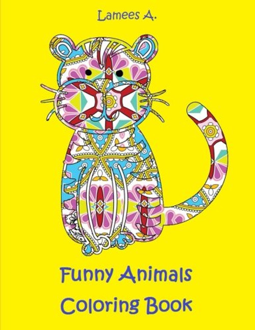 Funny Animals Coloring Book For Kids