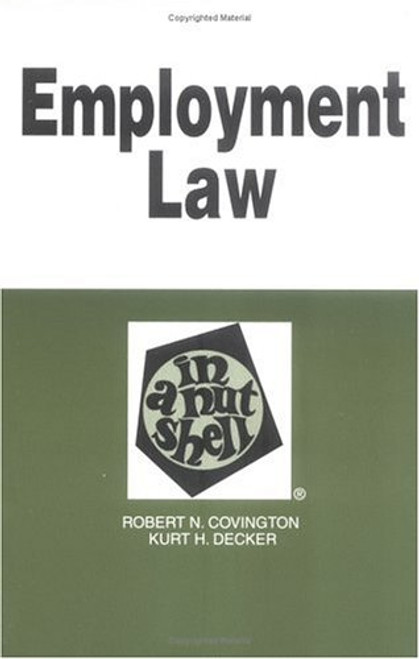 Employment Law in a Nutshell (Nutshell Series)