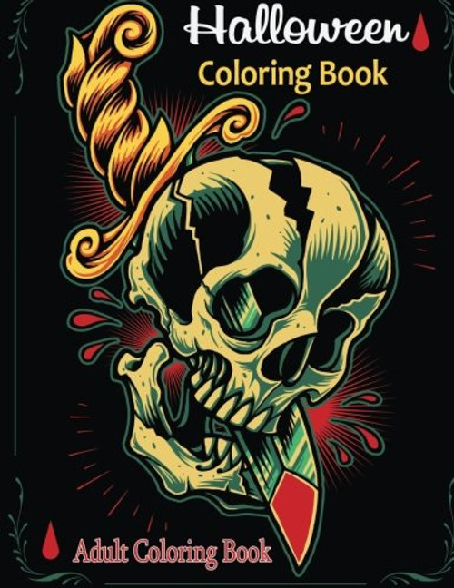 Adult Coloring Books: Halloween Coloring Books