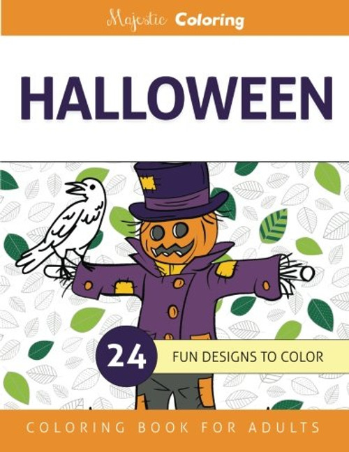 Halloween Coloring Book for Grown-Ups