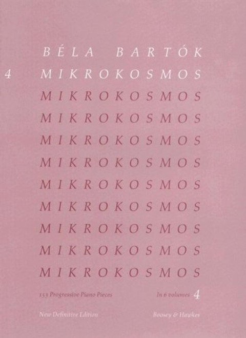 Mikrokosmos Volume 4 (Pink) (Mikrokosmos (Boosey & Hawkes))