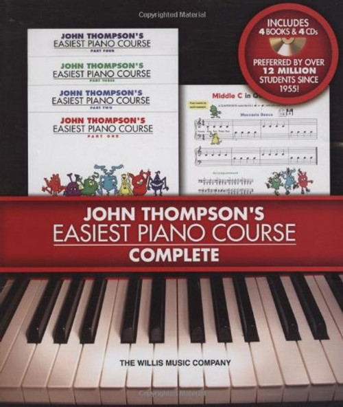 John Thompson's Easiest Piano Course - Complete: 4-Book/Audio Boxed Set