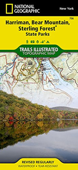Harriman and Bear Mountain State Parks (Trails Illustrated Map #756)