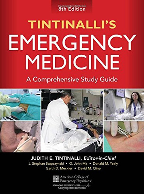 Tintinalli's Emergency Medicine: A Comprehensive Study Guide, 8th edition