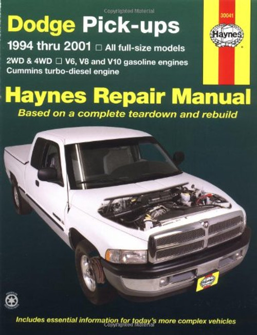 Dodge Pick-ups, 1994-2001 (Haynes Repair Manuals)