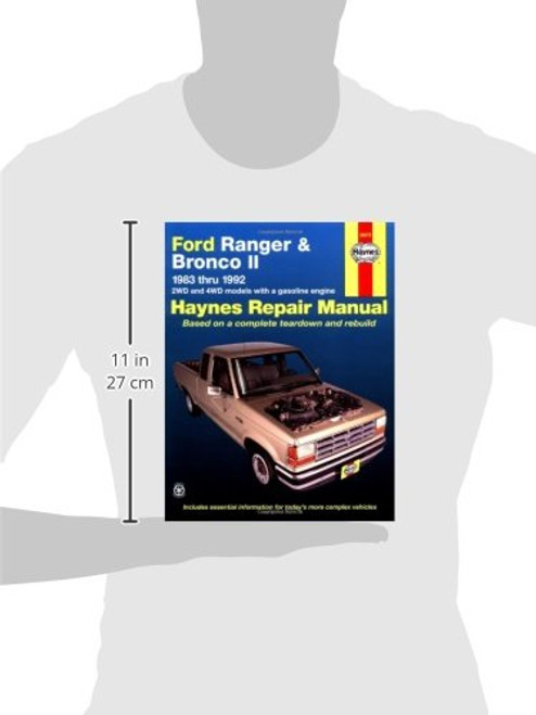 Haynes Automotive Repair Manual: Ford Ranger & Bronco II, 1983 thru 1992 (Haynes Repair Manuals)
