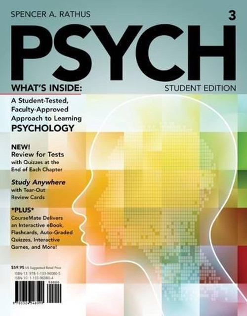 PSYCH3 (with CourseMate Printed Access Card) (New, Engaging Titles from 4LTR Press)