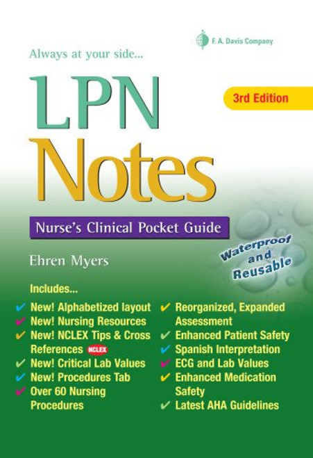 LPN Notes: Nurse's Clinical Pocket Guide (Davis's Notes)