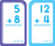 Addition 0-12 Flash Cards