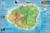 Kauai Hawaii Adventure Map Franko Maps Laminated Poster