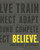 Believe Training Journal (Charcoal Edition)