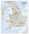 England and Wales Classic [Tubed] (National Geographic Reference Map)