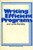 Writing Efficient Programs (Prentice-Hall Software Series)