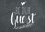 Be Our Guest: Modern Chalk Art Guest Book (150 Lined Pages)