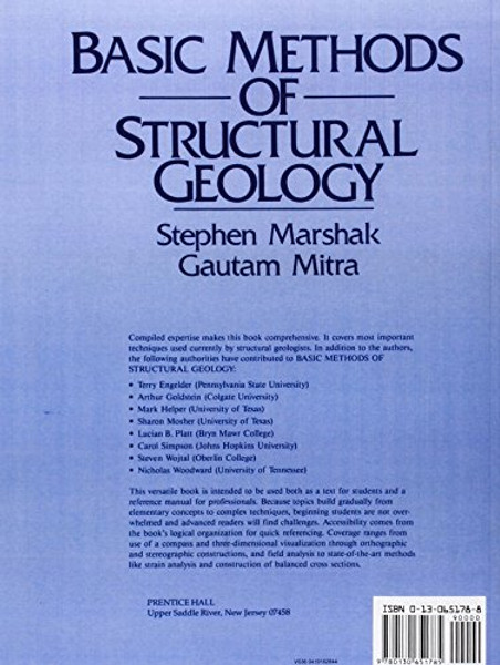 Basic Methods of Structural Geology