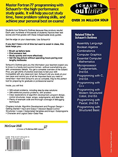 Schaum's Outline of Programming With Fortran 77 (Schaum's Outlines)