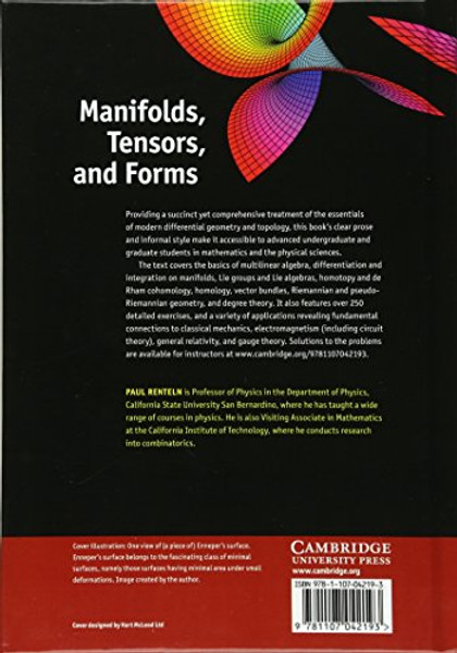 Manifolds, Tensors, and Forms: An Introduction for Mathematicians and Physicists