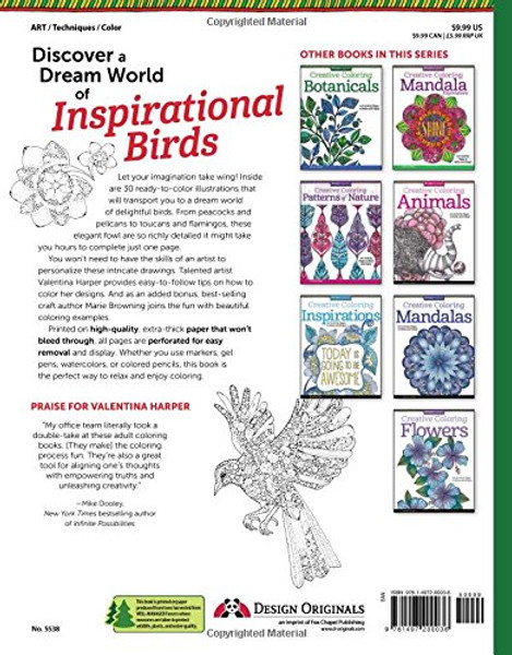 Creative Coloring Birds: Art Activity Pages to Relax and Enjoy!