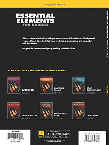 Essential Elements for Ukulele - Method Book 1: Comprehensive Ukulele Method