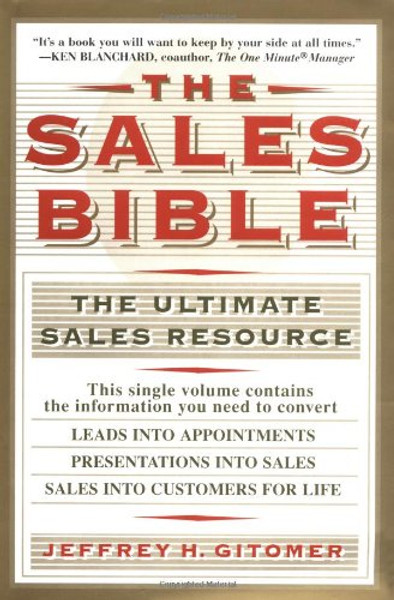 The Sales Bible The Ultimate Sales Resource