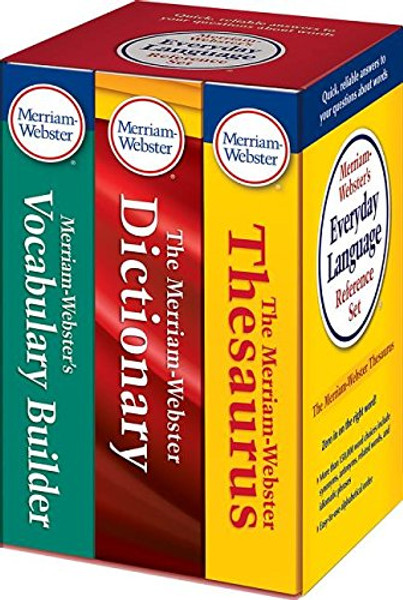 Merriam-Webster's Everyday Language Reference Set, New Edition (c) 2016