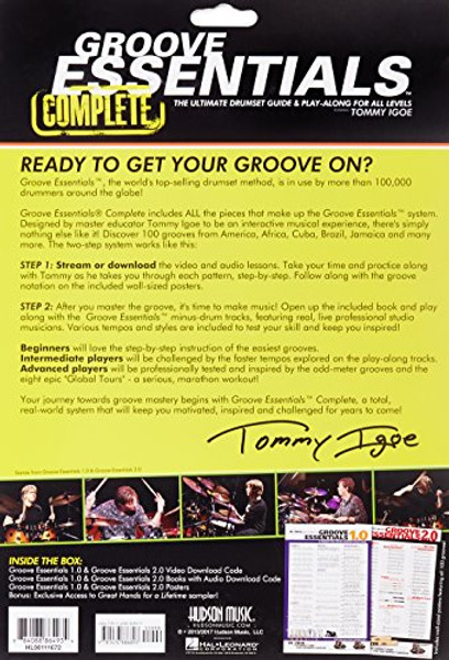 Tommy Igoe - Groove Essentials 1.0/2.0 Complete Includes Online Audio/Video and 2 Posters