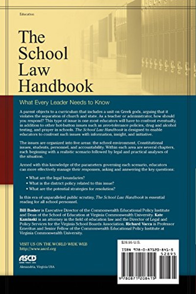 The School Law Handbook: What Every Leader Needs to Know