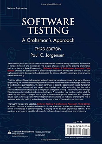 Software Testing: A Craftsman's Approach, Third Edition