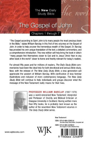 The Gospel of John: The New Daily Study Bible (Volume 1)