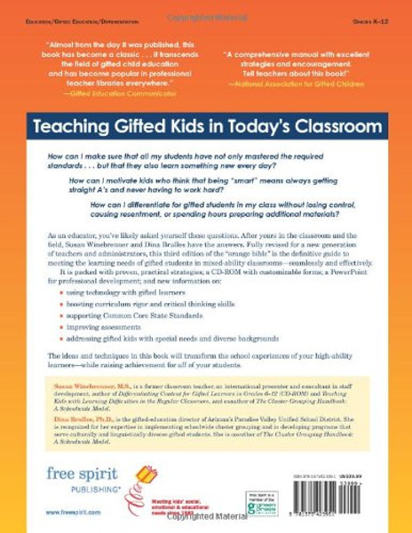 Teaching Gifted Kids in Today's Classroom: Strategies and Techniques Every Teacher Can Use (Revised & Updated Third Edition)