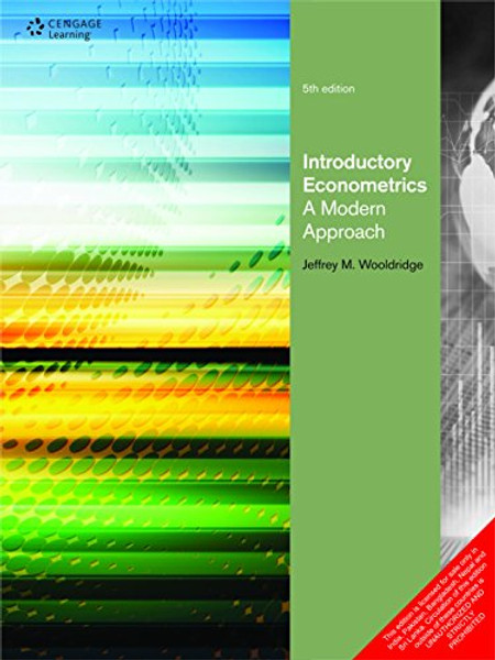 Introductory Econometrics A Modern Approach