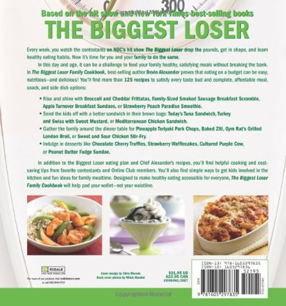 Biggest Loser Family Cookbook: Budget-Friendly Meals Your Whole Family Will Love