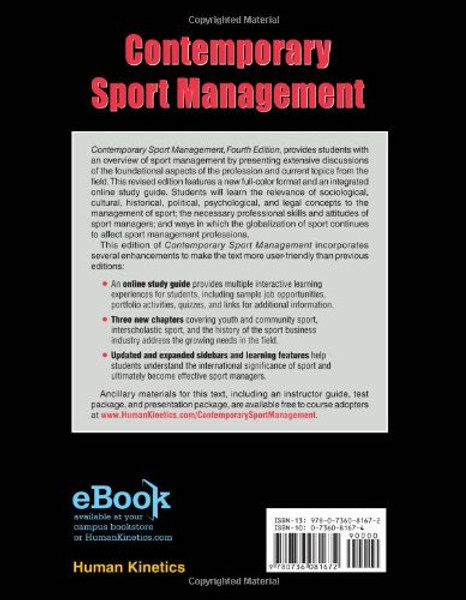 Contemporary Sport Management With Web Study Guide-4th Edition