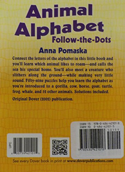 Animal Alphabet Follow-the-Dots (Dover Little Activity Books)