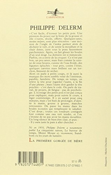 La Premiere Gorgee de Biere et Autres Plaisirs Minuscules (L'arpenteur)  (French Edition)