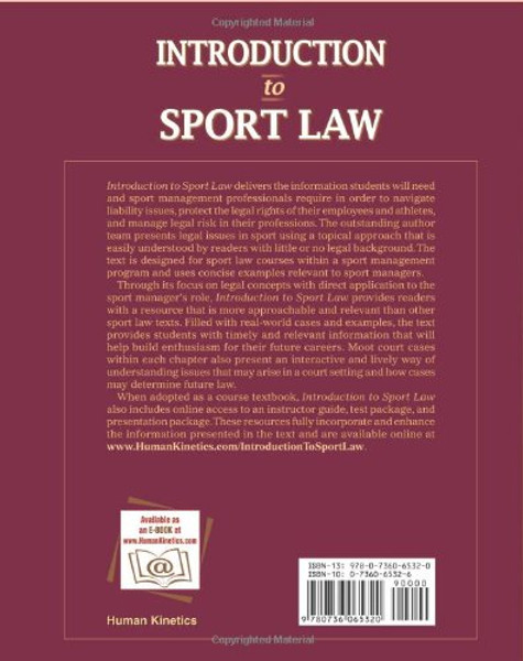 Introduction to Sport Law