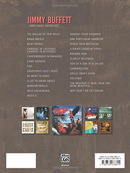 Jimmy Buffett -- Sheet Music Anthology: Piano/Vocal/Guitar