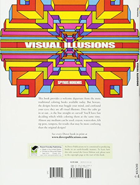 Visual Illusions Coloring Book (Dover Design Coloring Books)