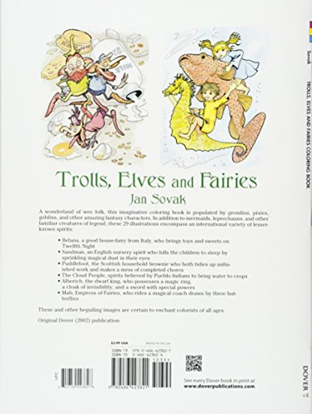 Trolls, Elves and Fairies (Dover Coloring Books)