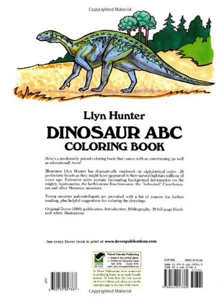 Dinosaur ABC Coloring Book (Dover Coloring Books)