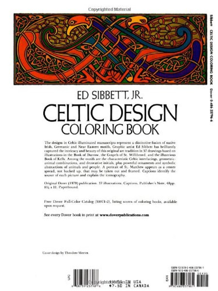 Celtic Design Coloring Book (Dover Design Coloring Books)