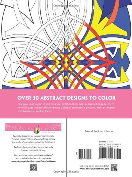 Creative Haven Abstract Designs Coloring Book (Adult Coloring)